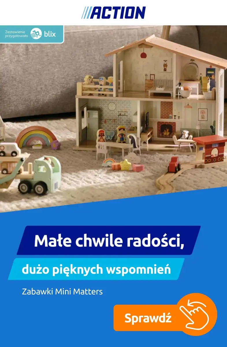 Action gazetka od 30.10.2026 – Drewniane zabawki Mini Matters