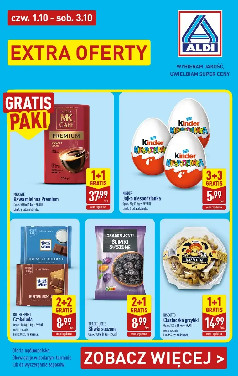 Aldi gazetka promocyjna od 01.10.2026