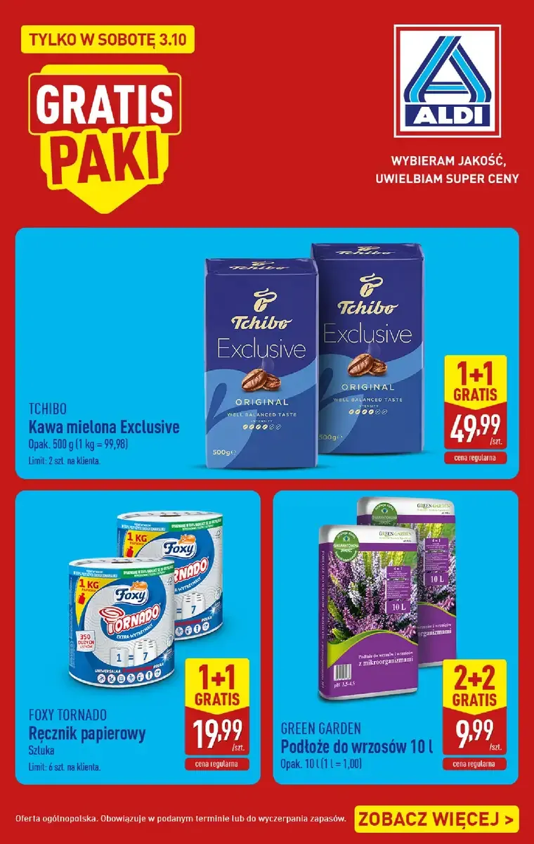 Aldi gazetka promocyjna od 03.10.2026