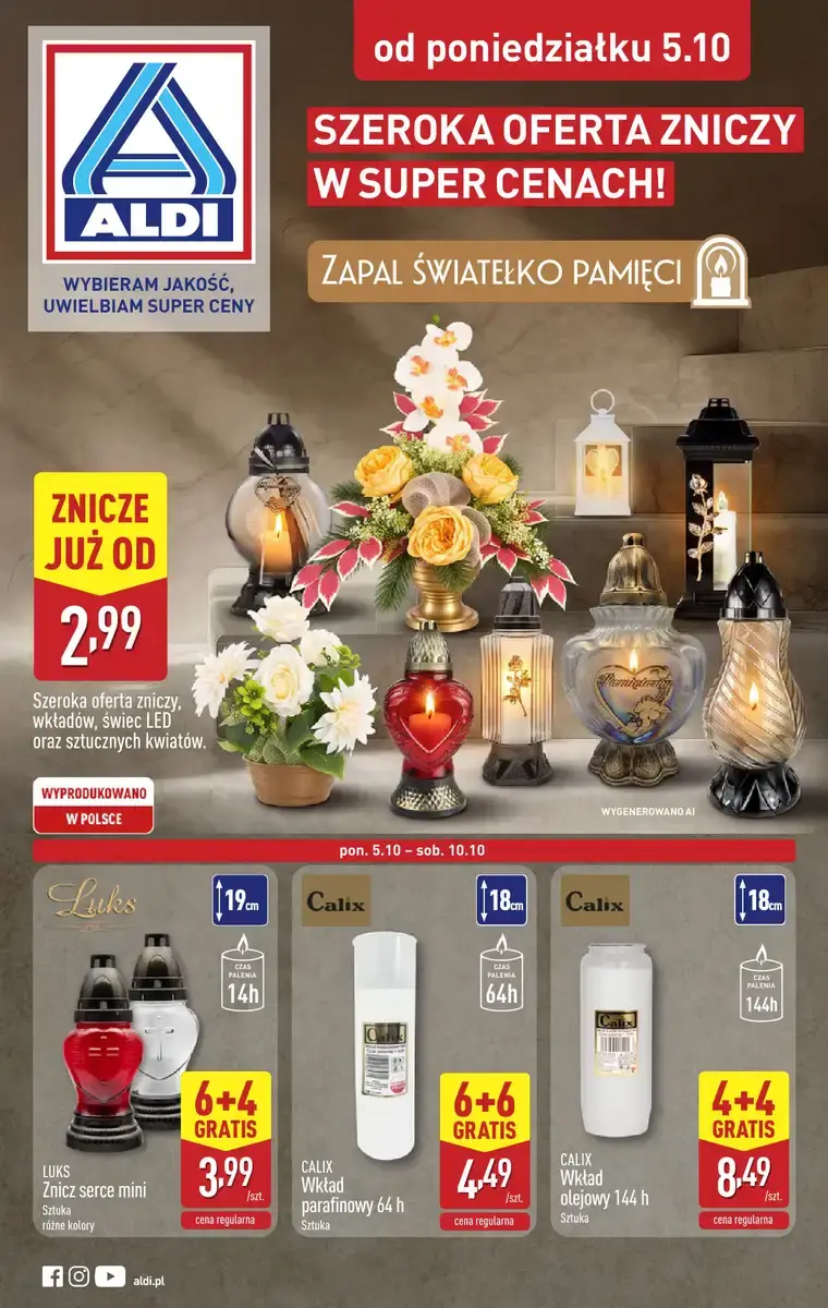 Aldi gazetka promocyjna od 05.10.2026