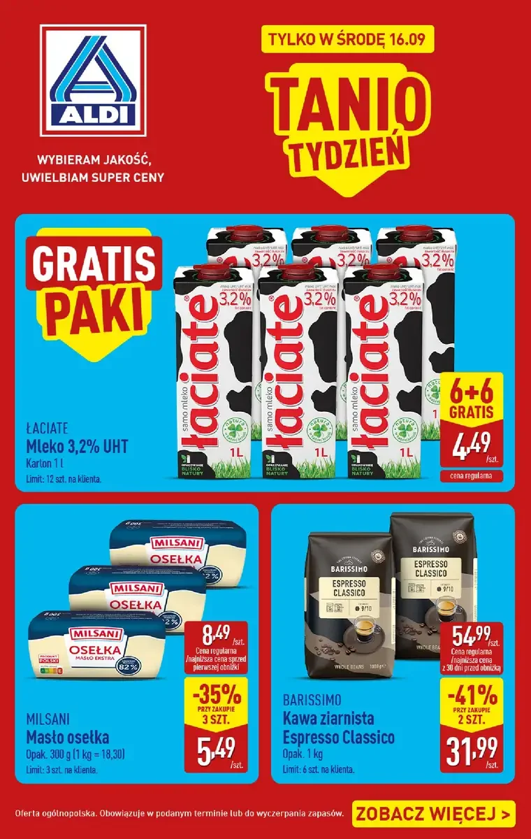 Aldi gazetka promocyjna od 16.09.2026