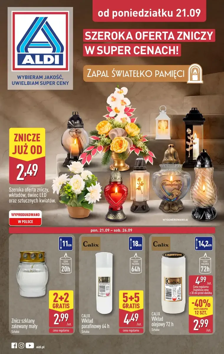 Aldi gazetka promocyjna od 21.09.2026