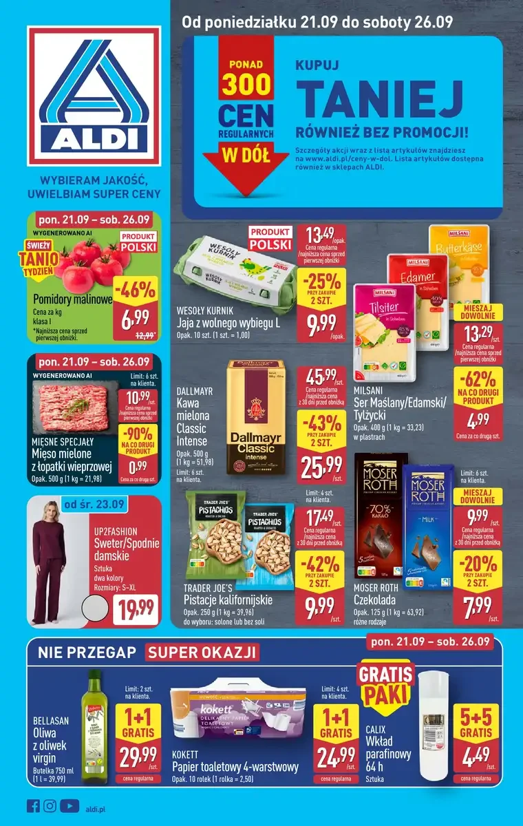 Aldi gazetka promocyjna od 21.09.2026