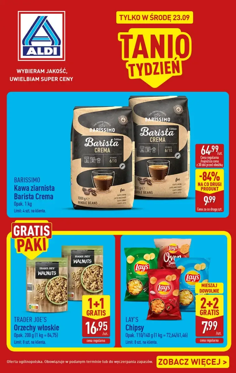 Aldi gazetka promocyjna od 23.09.2026