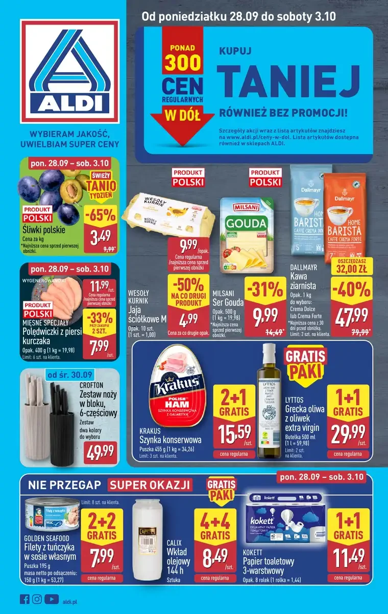 Aldi gazetka promocyjna od 28.09.2026