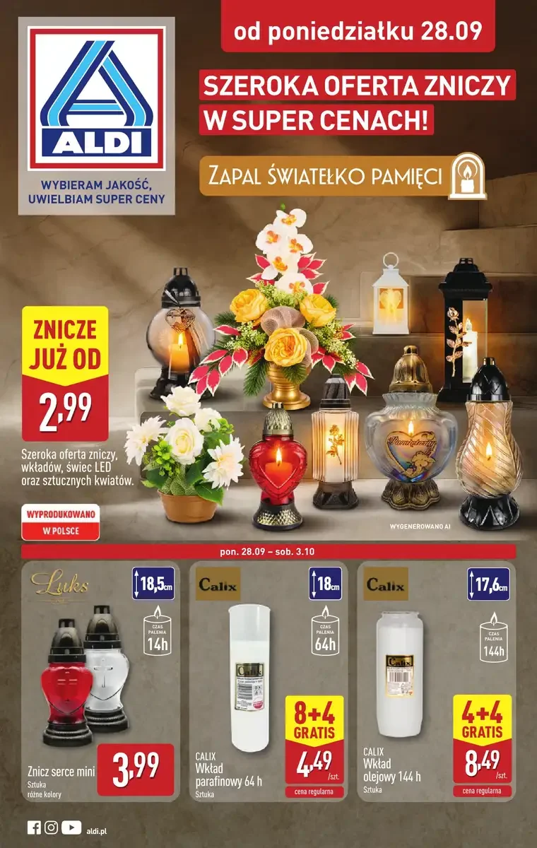 Aldi gazetka promocyjna od 28.09.2026
