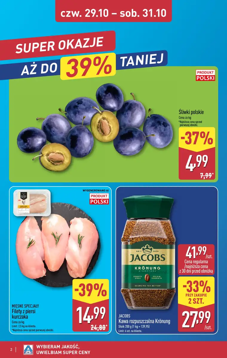 Aldi gazetka od 29.10.2026 – Weekend super cen w ! - strona 2