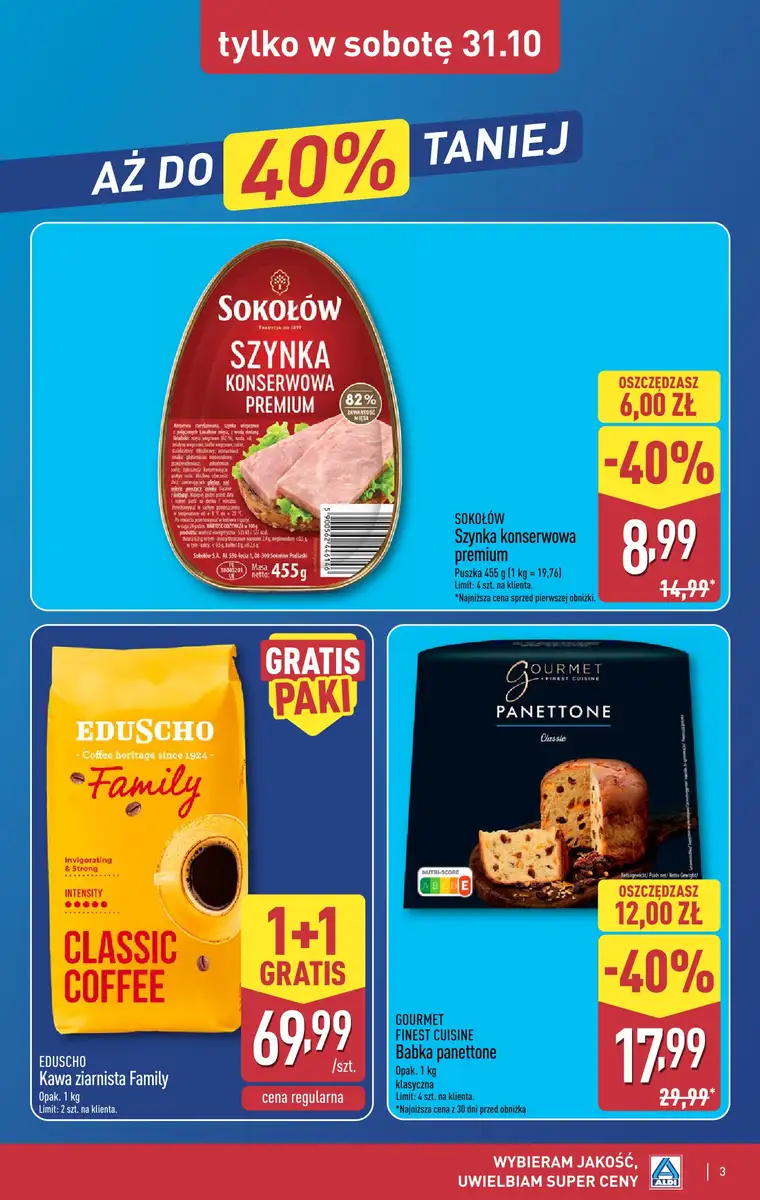 Aldi gazetka od 29.10.2026 – Weekend super cen w ! - strona 3