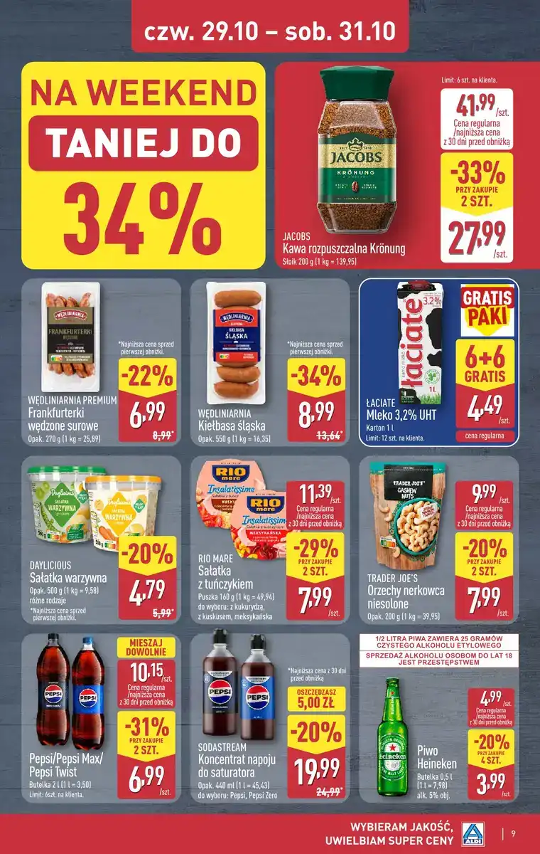 Aldi gazetka od 29.10.2026 – Weekend super cen w ! - strona 9