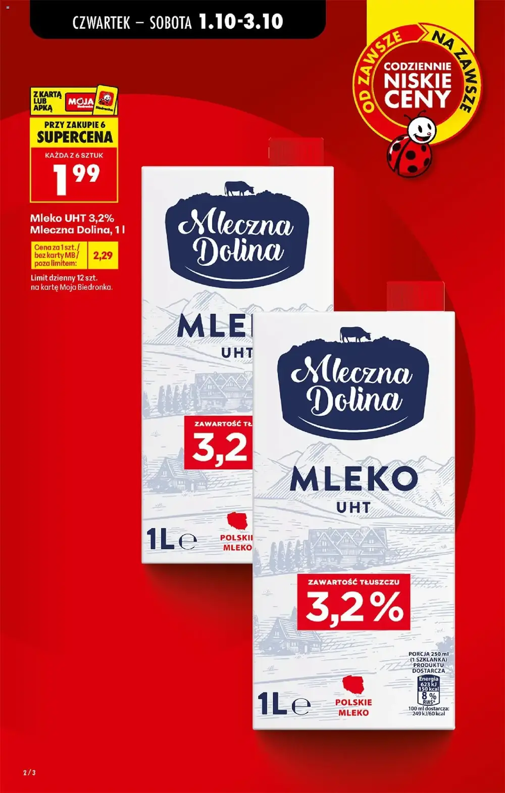 Biedronka gazetka promocyjna od 01.10.2026