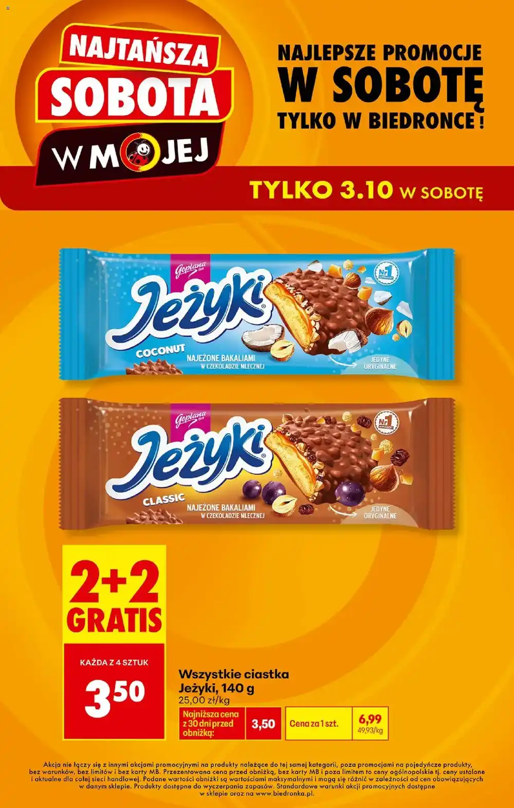 Biedronka gazetka promocyjna od 03.10.2026