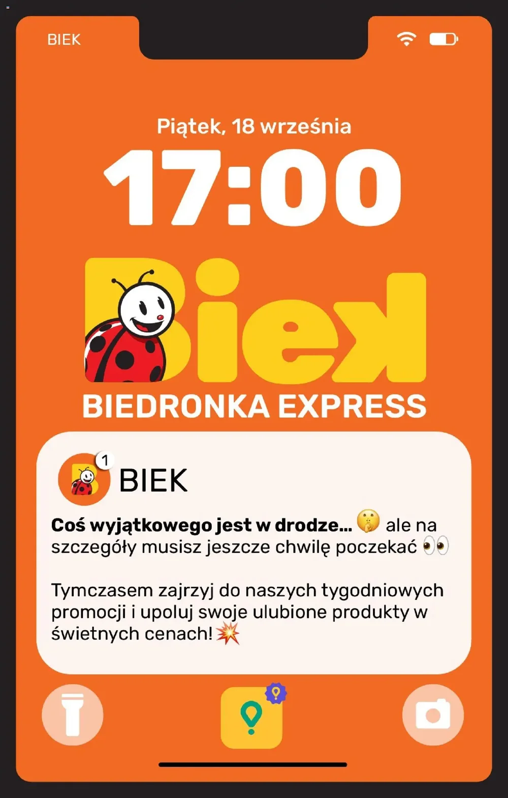 Biedronka gazetka promocyjna od 18.09.2026