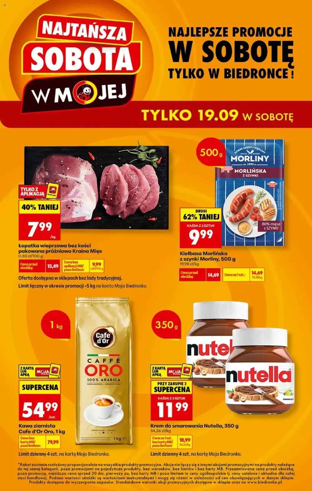 Biedronka gazetka promocyjna od 19.09.2026