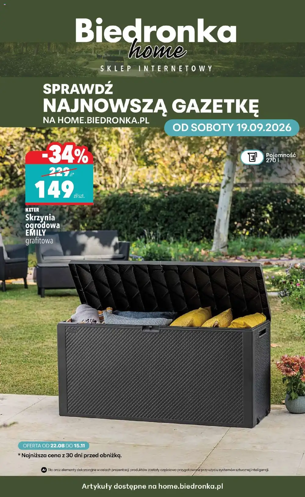 Biedronka gazetka promocyjna od 19.09.2026