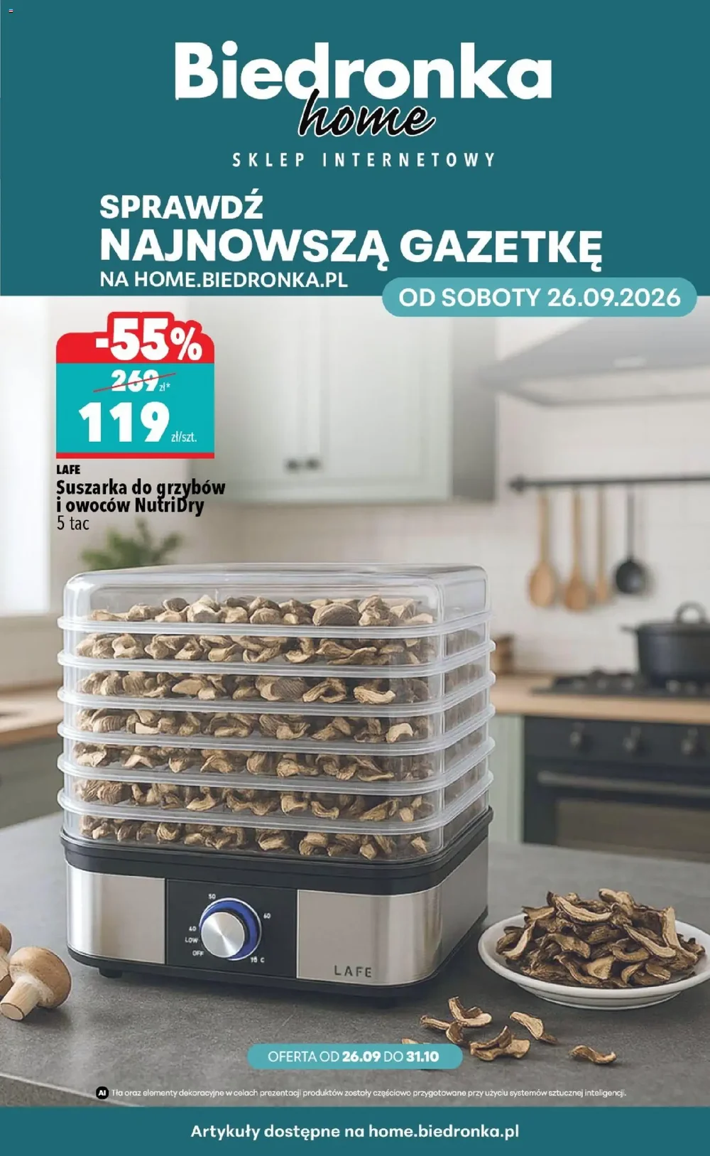 Biedronka gazetka promocyjna od 26.09.2026