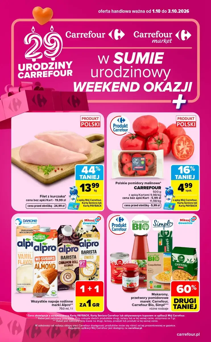 Carrefour gazetka promocyjna od 01.10.2026