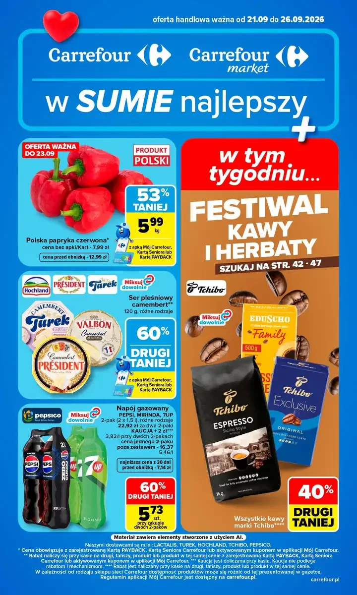 Carrefour gazetka promocyjna od 21.09.2026