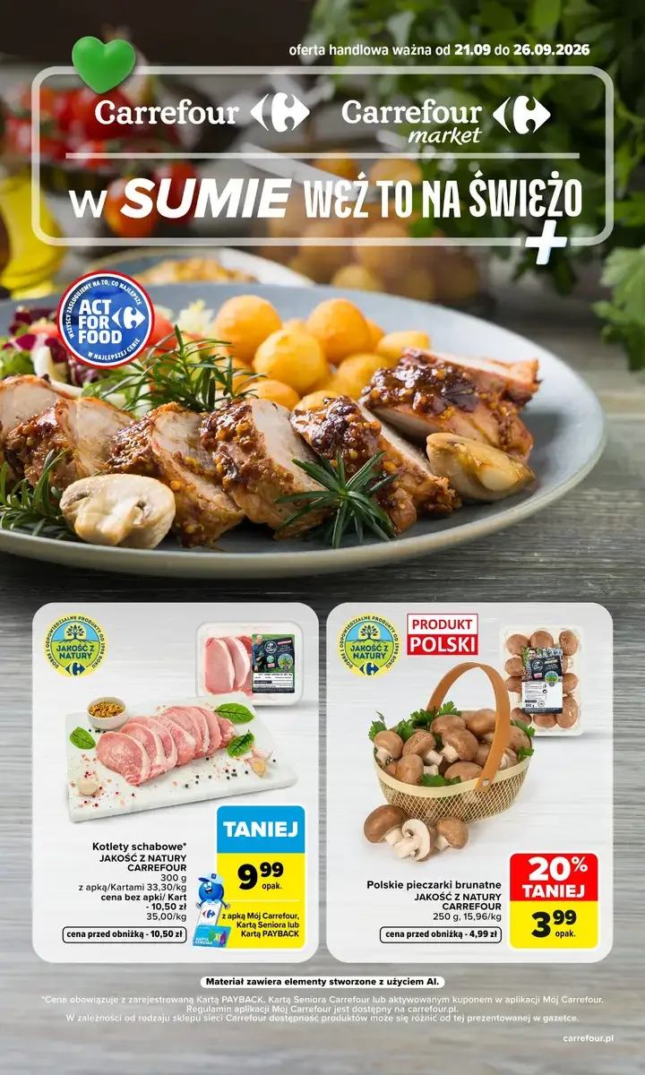 Carrefour gazetka promocyjna od 21.09.2026