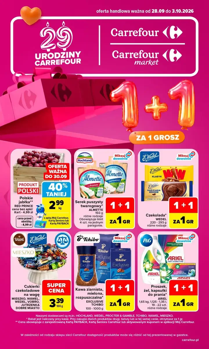 Carrefour gazetka promocyjna od 28.09.2026