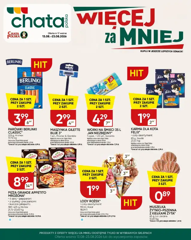 Chata-polska gazetka promocyjna od 31.10.2025