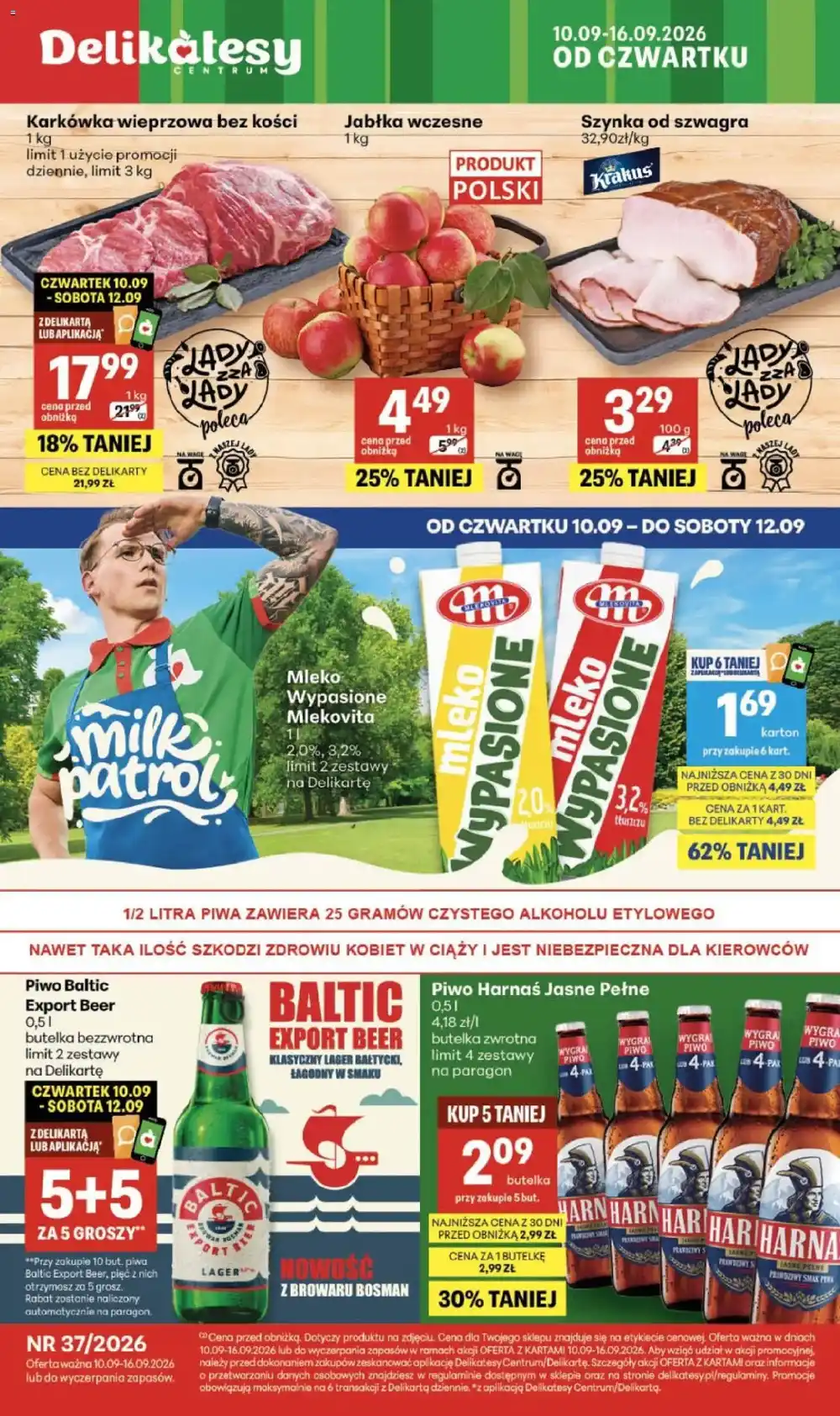 Delikatesy Centrum gazetka promocyjna od 10.09.2026