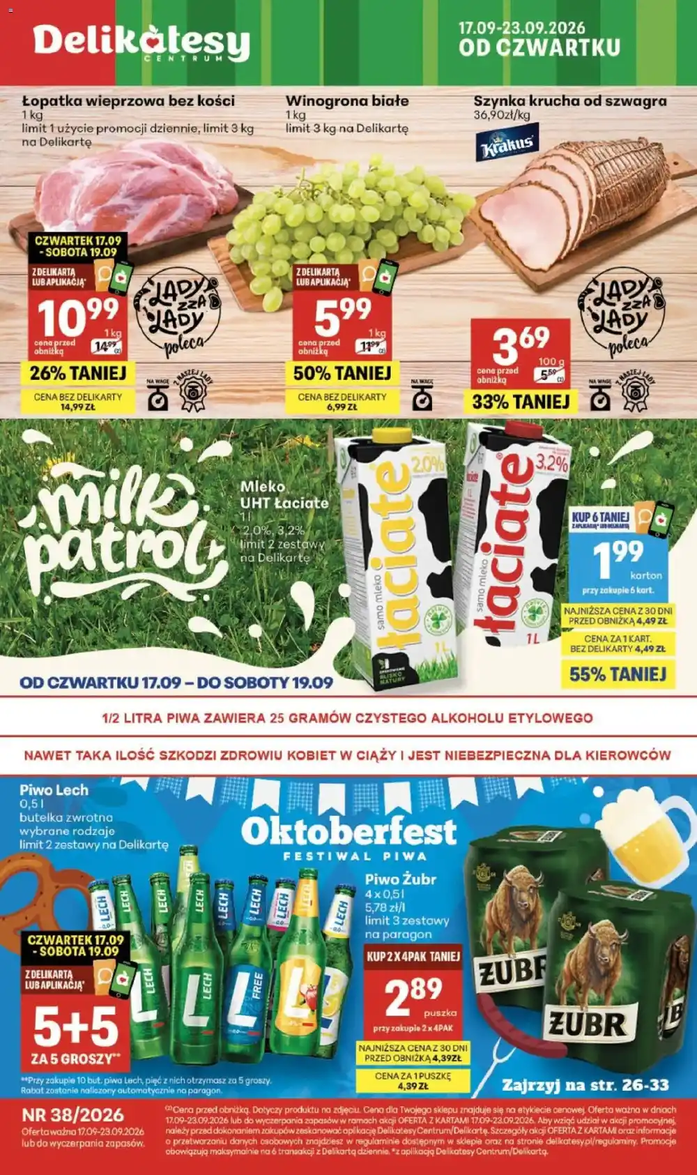 Delikatesy Centrum gazetka promocyjna od 17.09.2026
