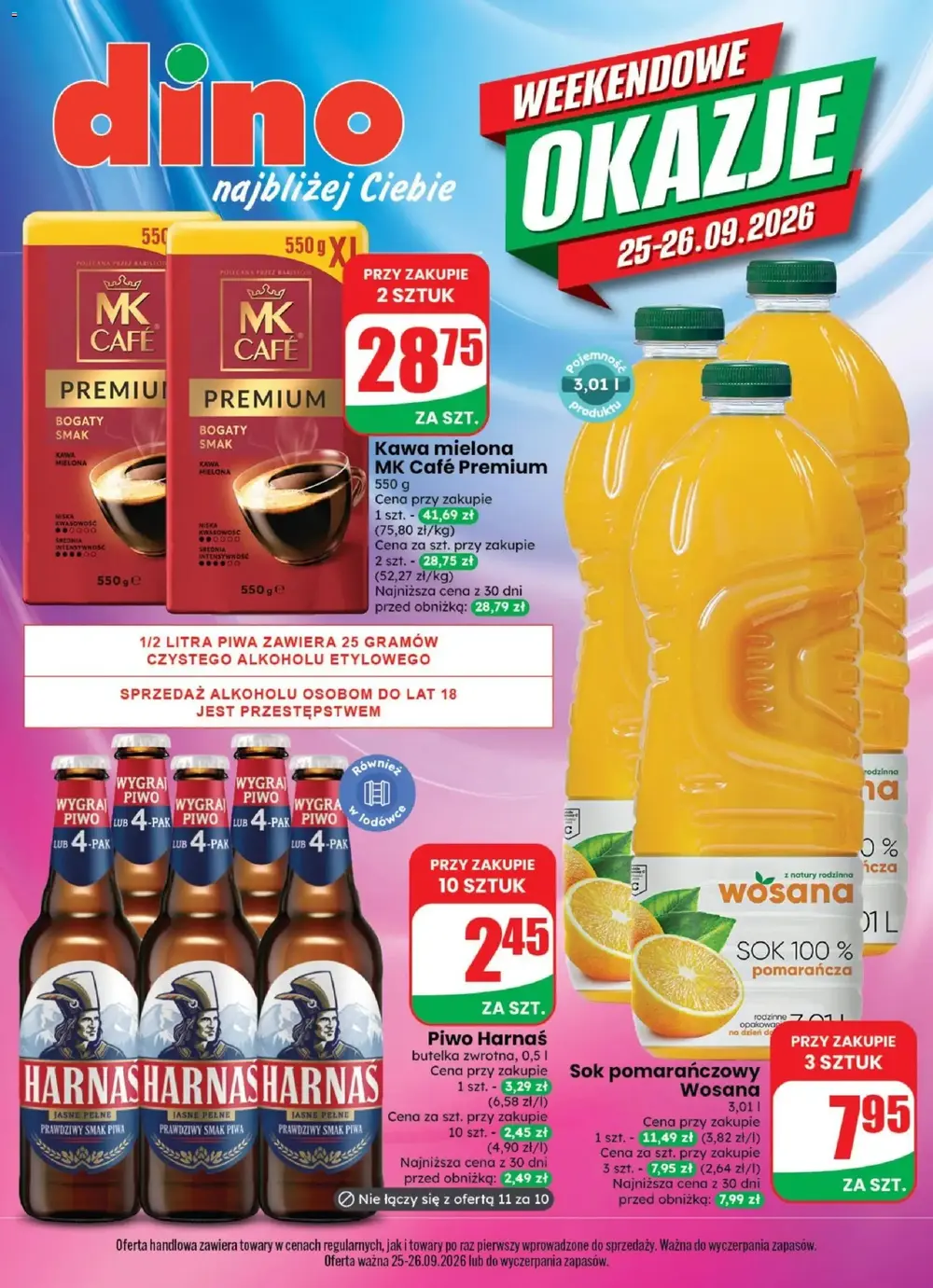 Dino gazetka promocyjna od 25.09.2026