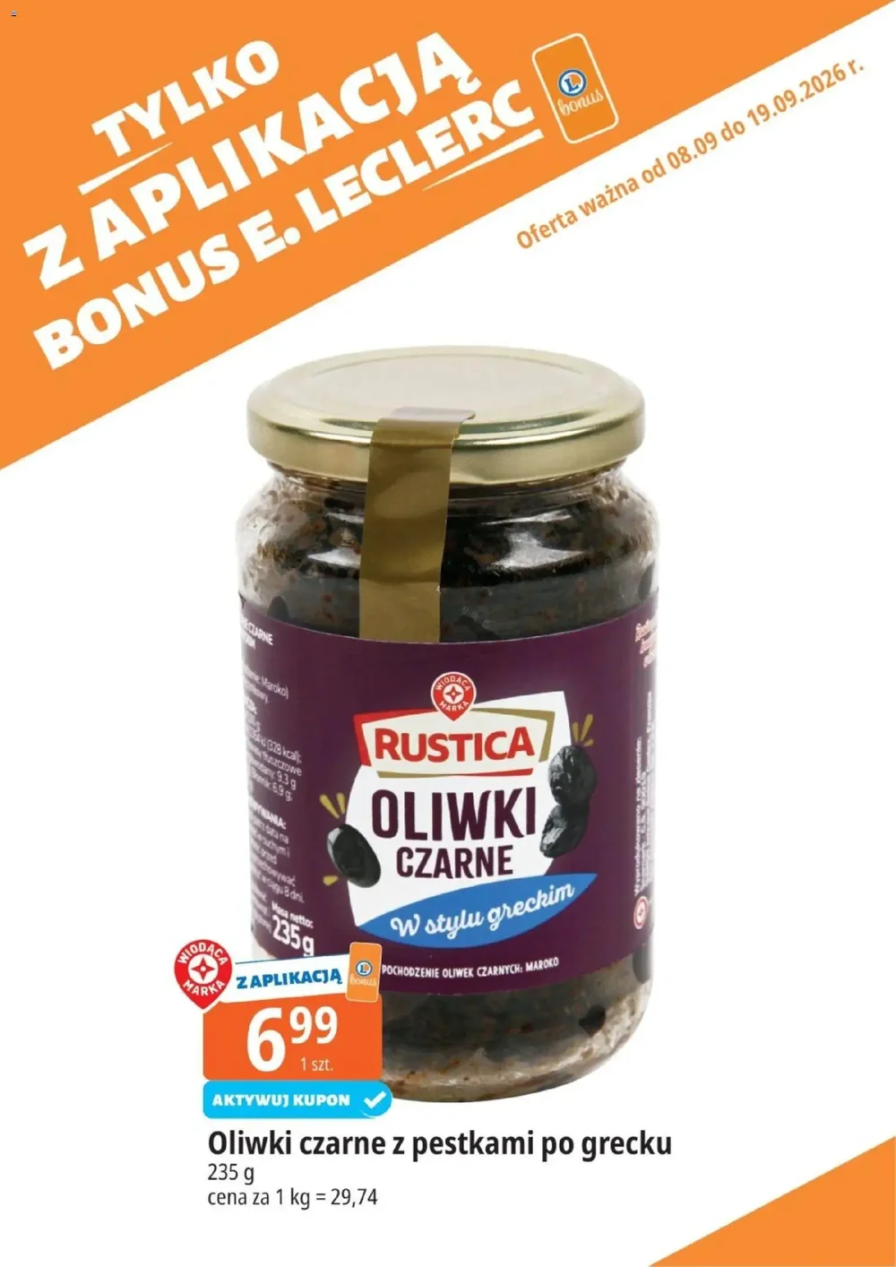 E.Leclerc gazetka promocyjna od 08.09.2026