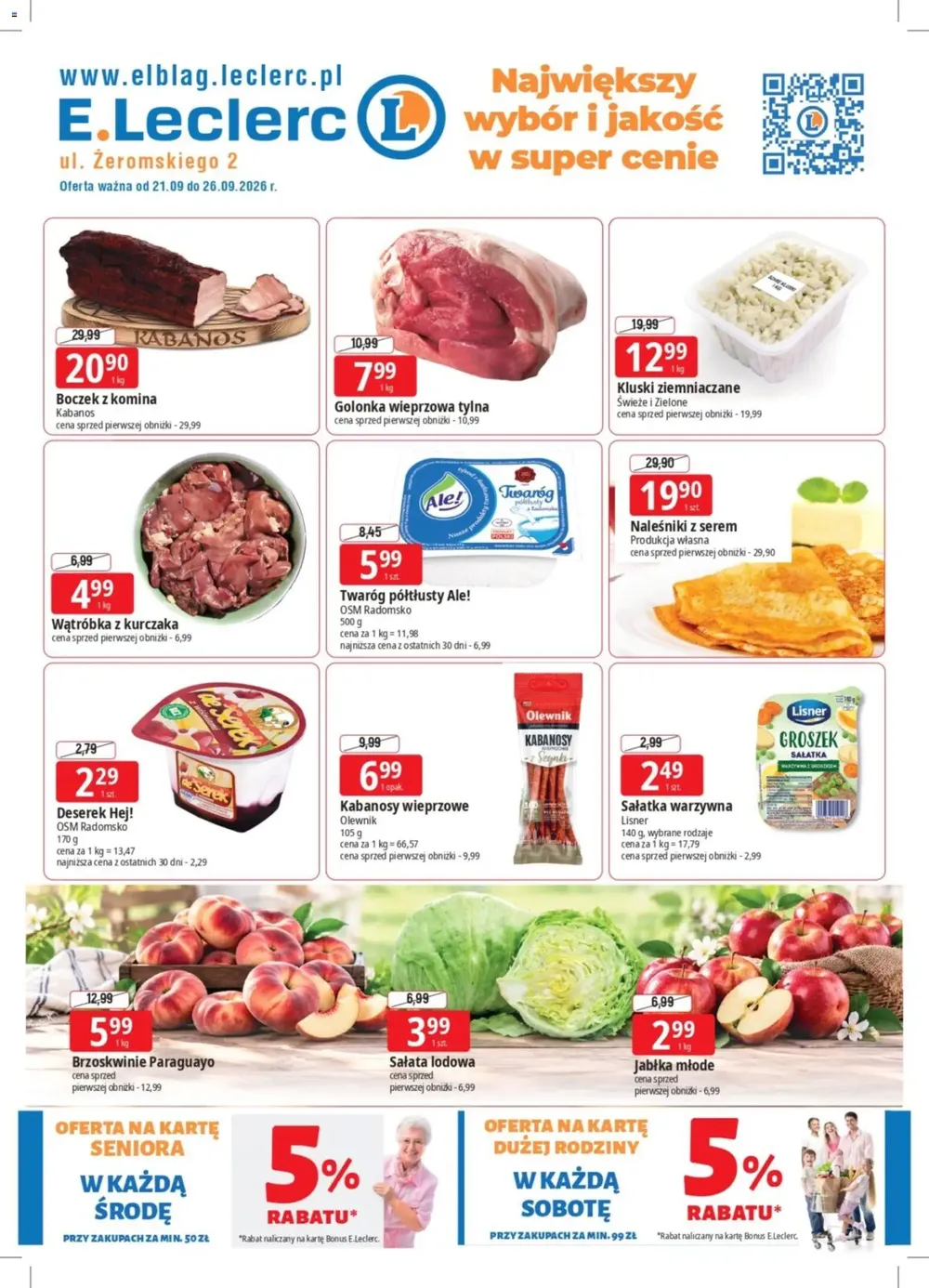 E.Leclerc gazetka promocyjna od 21.09.2026