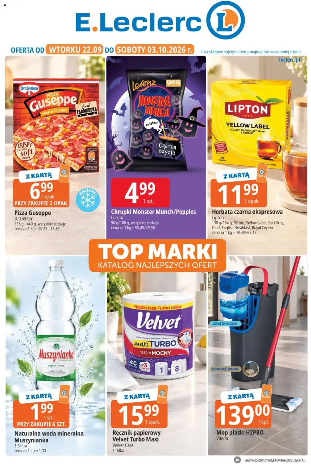E.Leclerc gazetka promocyjna od 22.09.2026