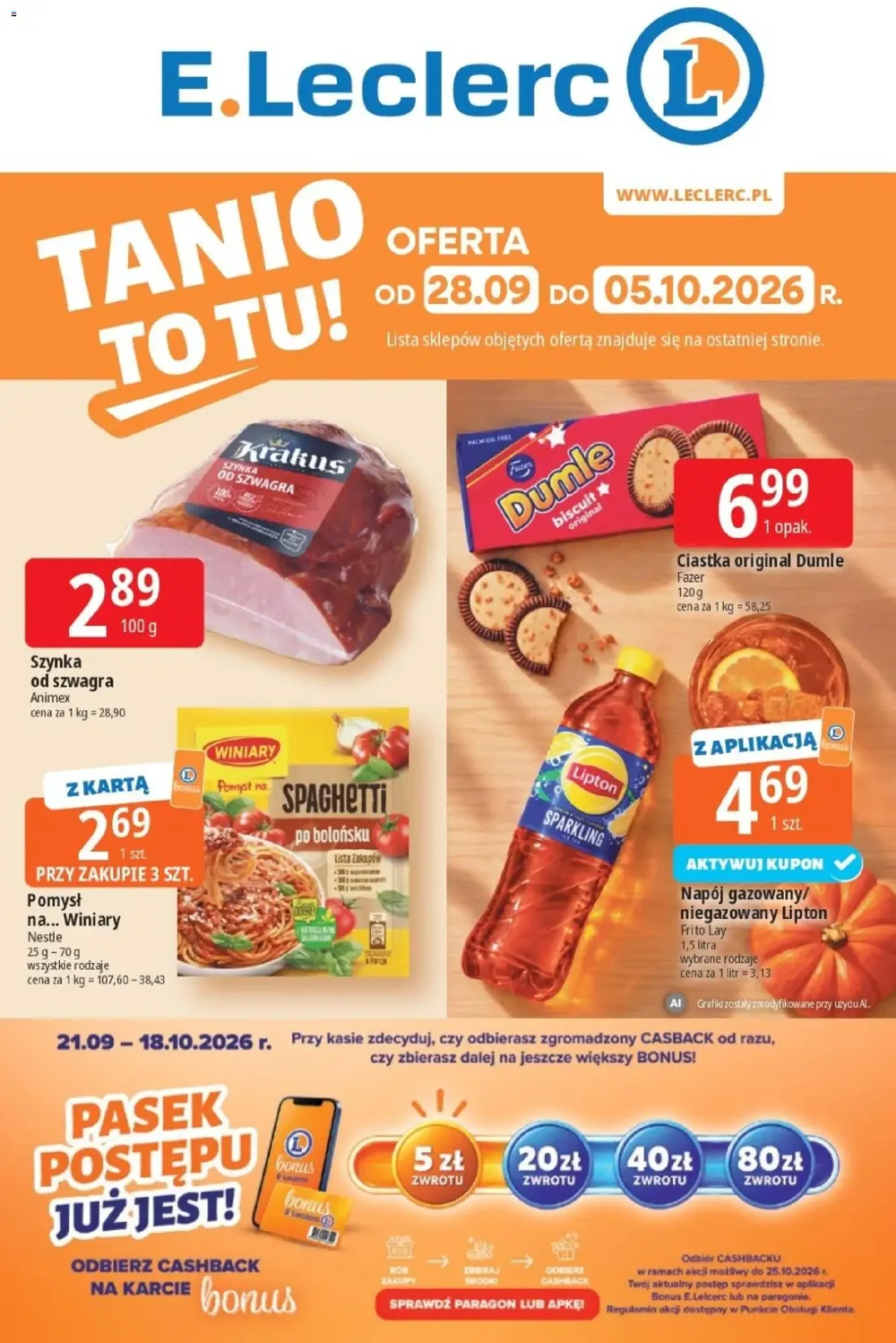 E.Leclerc gazetka promocyjna od 28.09.2026