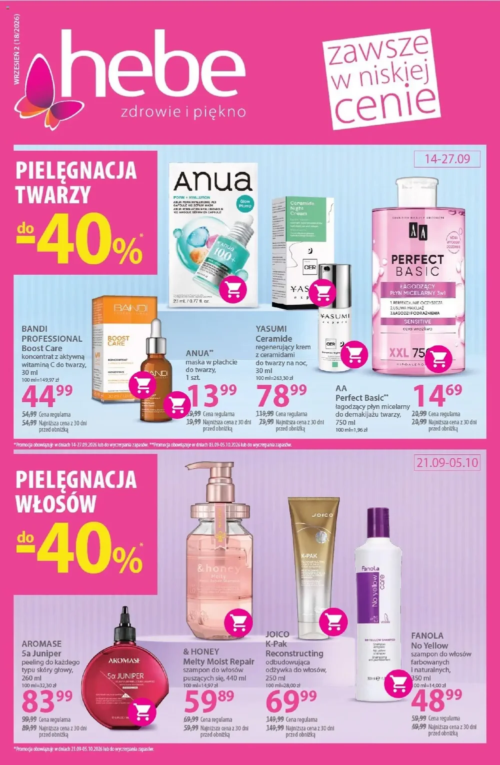 Hebe gazetka promocyjna od 14.09.2026