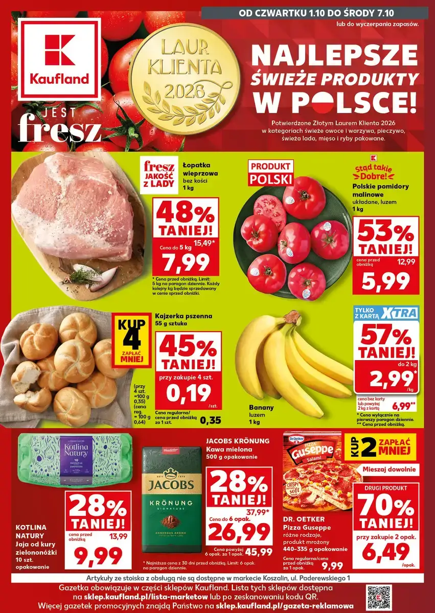 Kaufland gazetka promocyjna od 01.10.2026