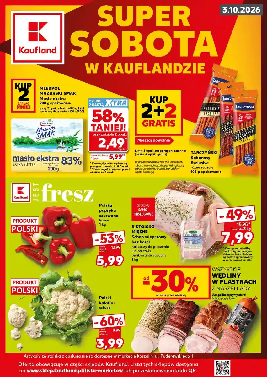 Kaufland gazetka promocyjna od 03.10.2026