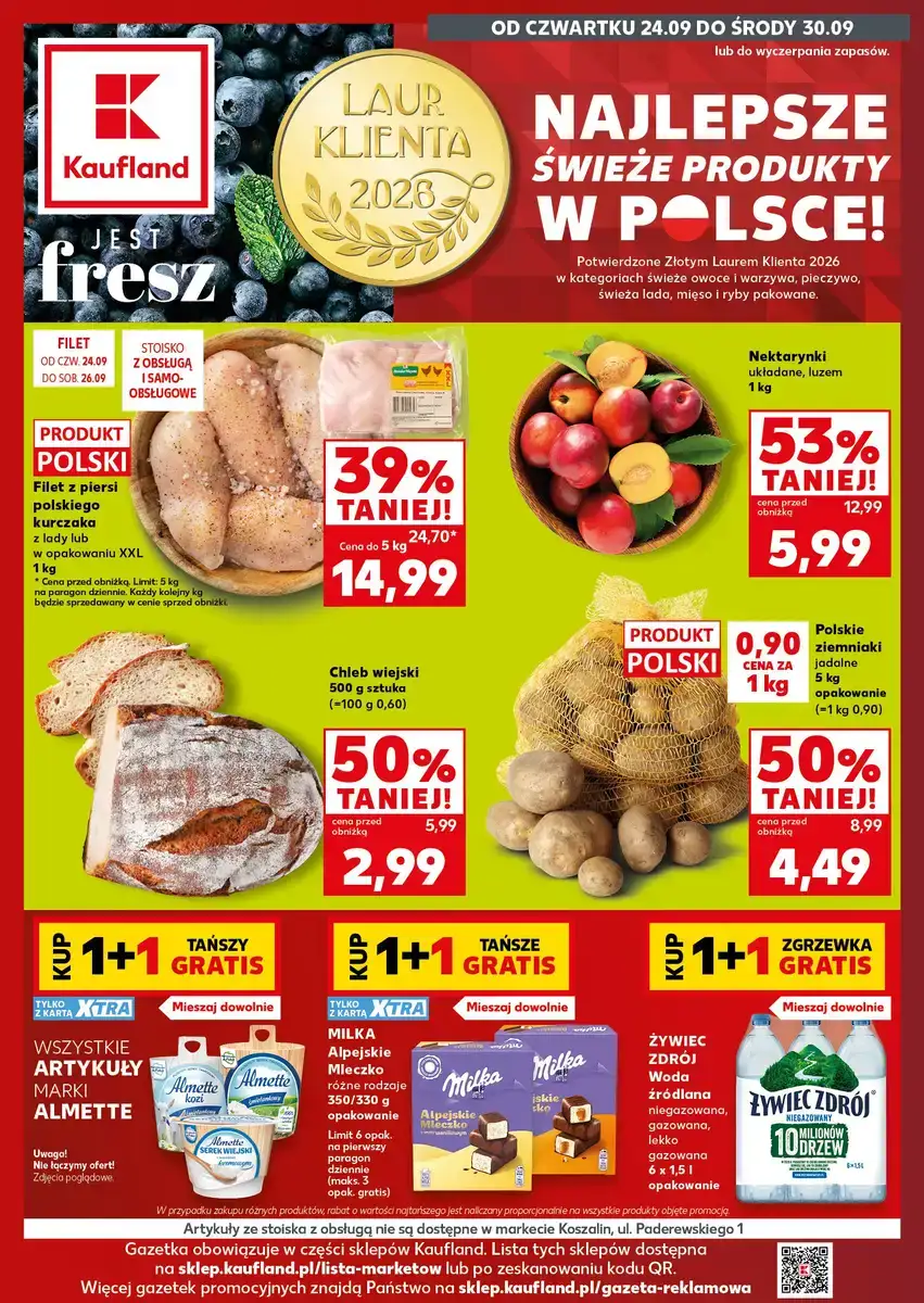 Kaufland gazetka promocyjna od 24.09.2026