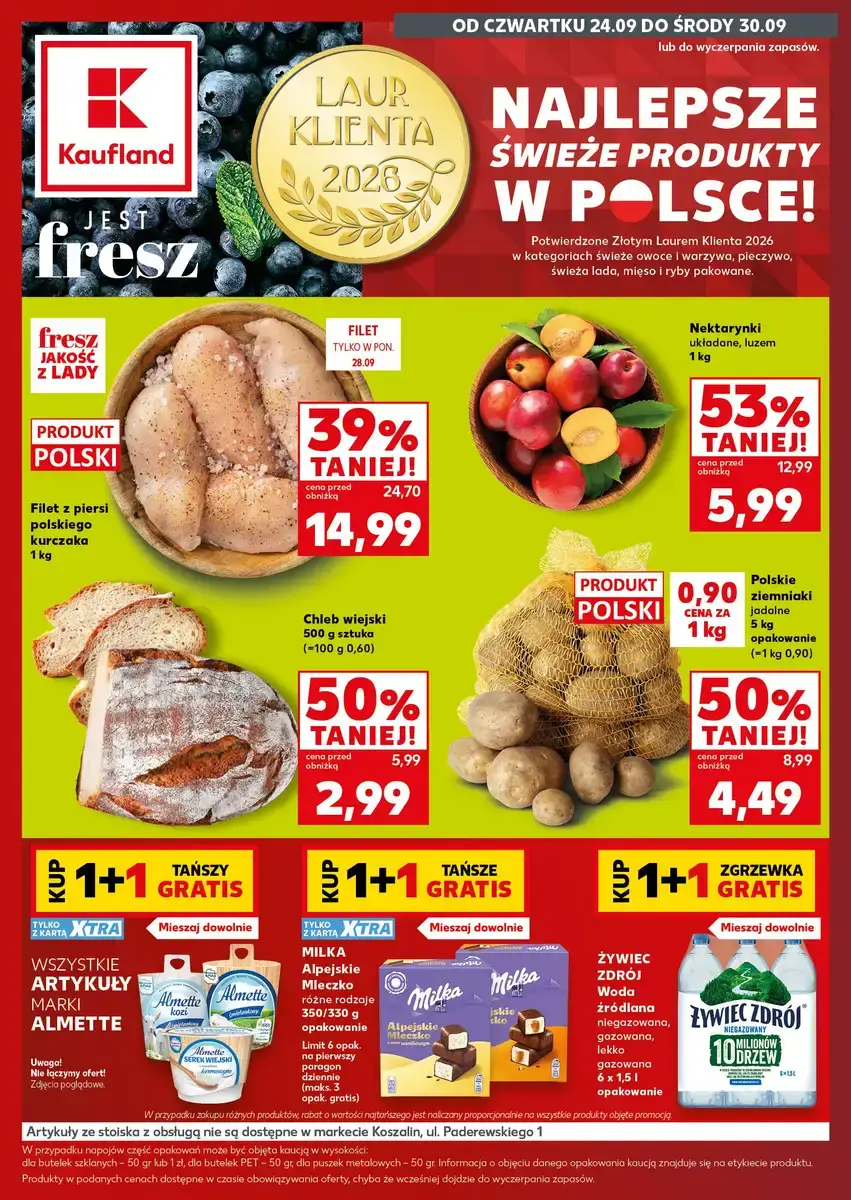 Kaufland gazetka promocyjna od 24.09.2026