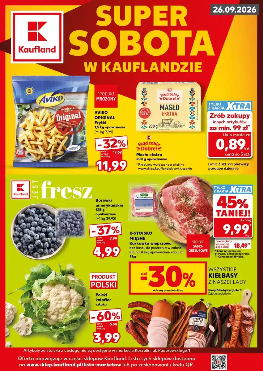 Kaufland gazetka promocyjna od 26.09.2026