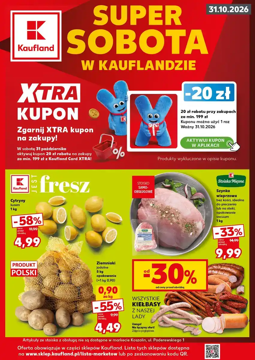 Kaufland gazetka od 31.10.2026 – SUPER SOBOTA