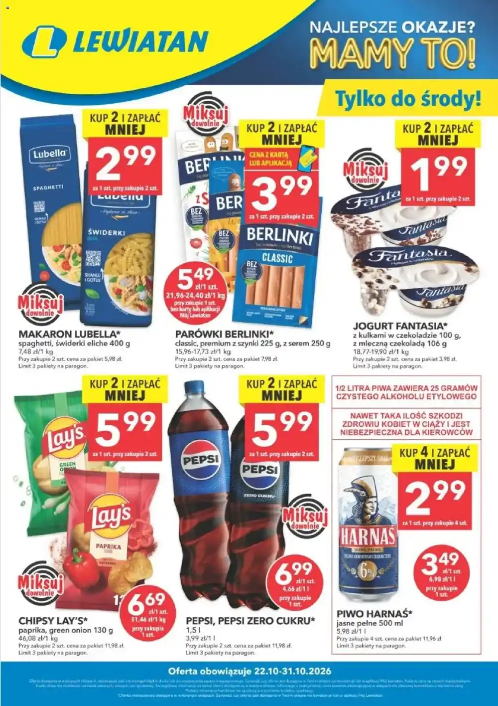 Lewiatan gazetka promocyjna od 22.10.2026