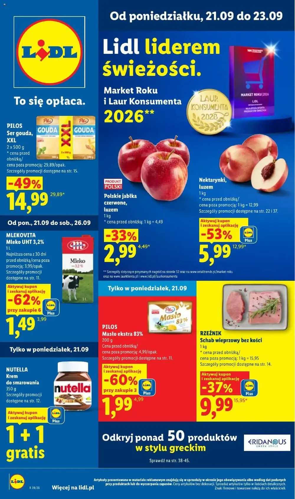 Lidl gazetka promocyjna od 21.09.2026