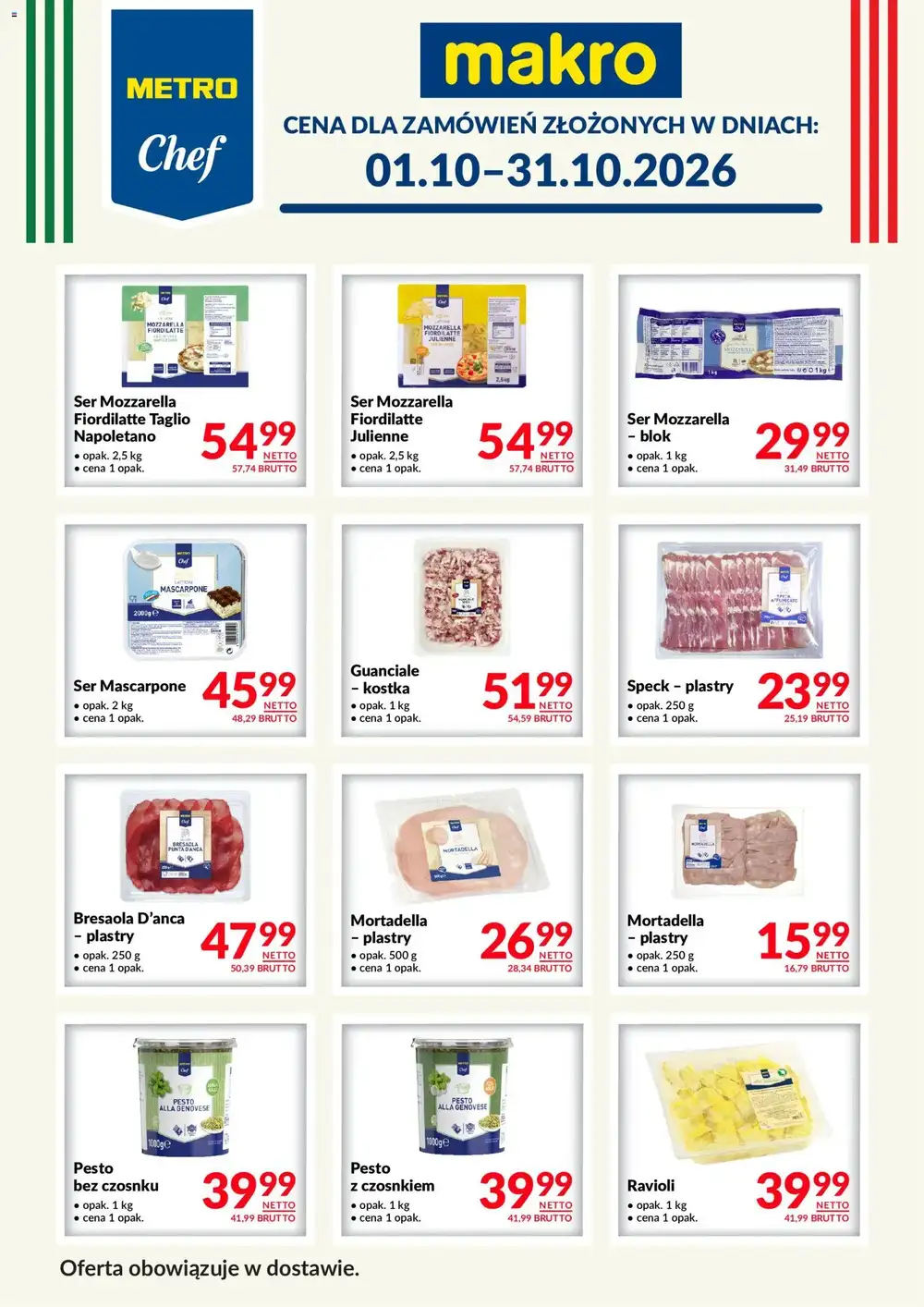 Makro gazetka promocyjna od 01.10.2026