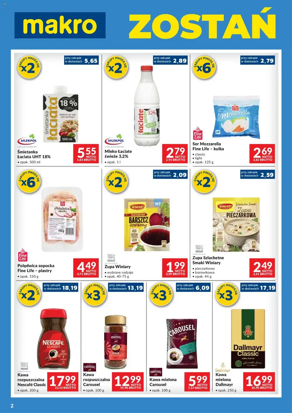 Makro gazetka od 02.11.2026 – Produkty spożywcze i napoje - strona 2