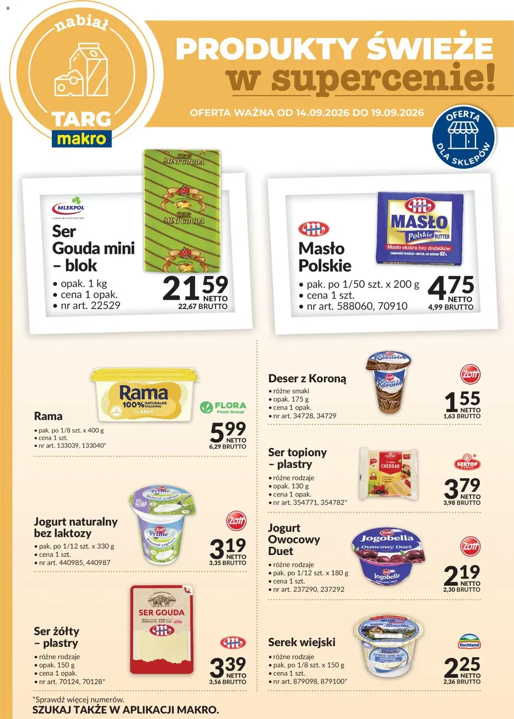 Makro gazetka promocyjna od 14.09.2026