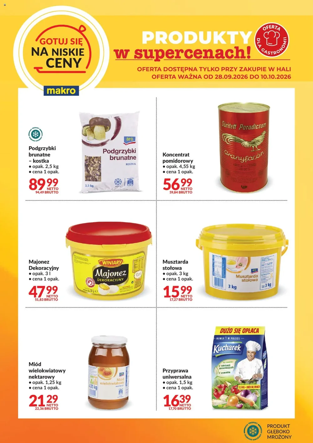 Makro gazetka promocyjna od 28.09.2026