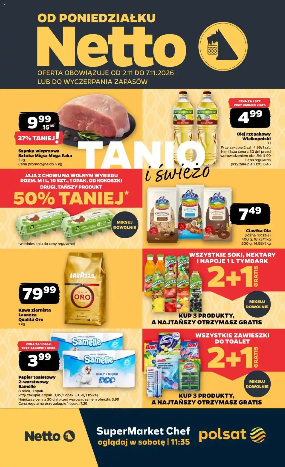 Netto gazetka od 02.11.2026 – Tygodniowe promocje spożywcze