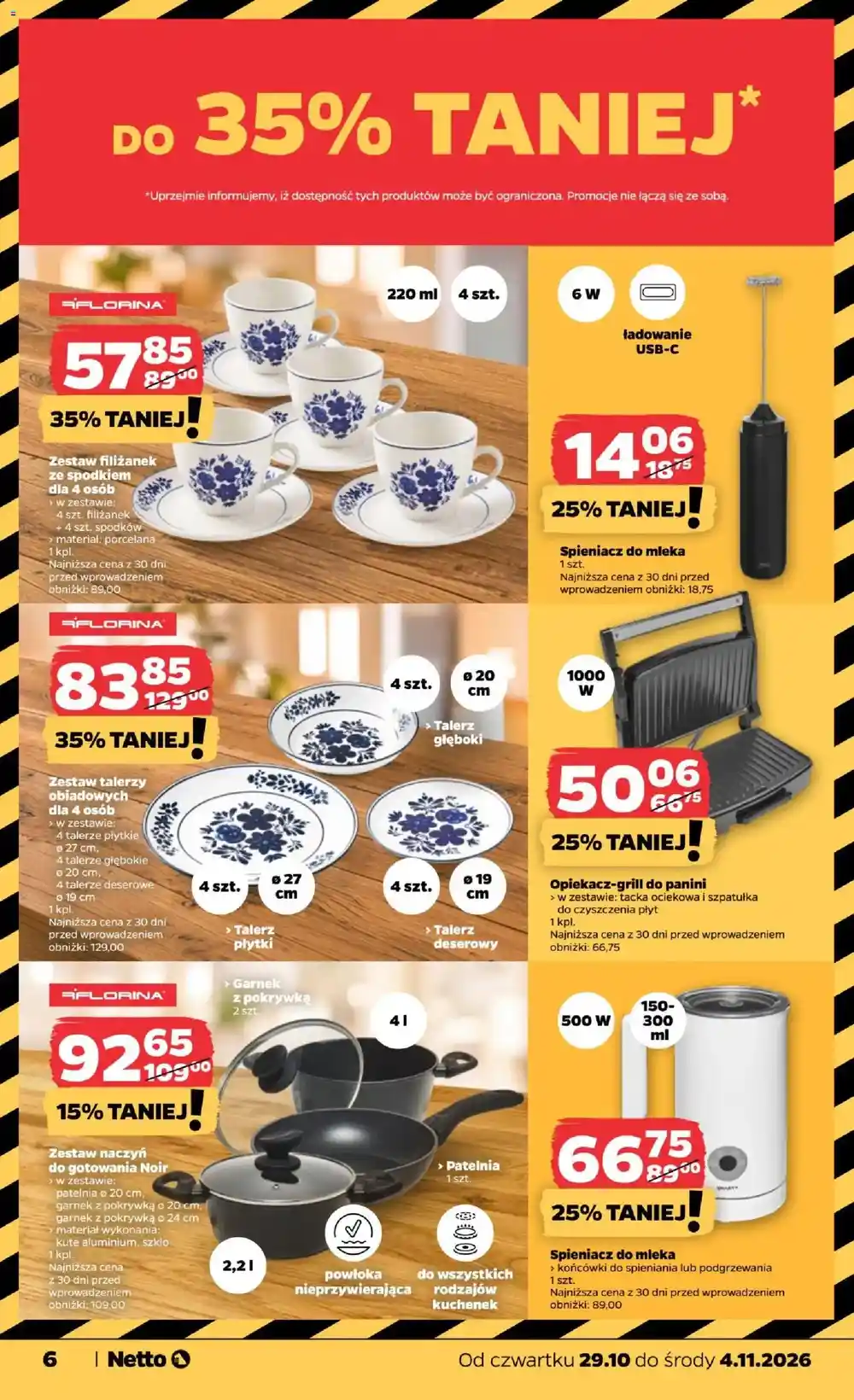 Netto gazetka od 29.10.2026 – Domowe porządki i kuchnia - strona 6