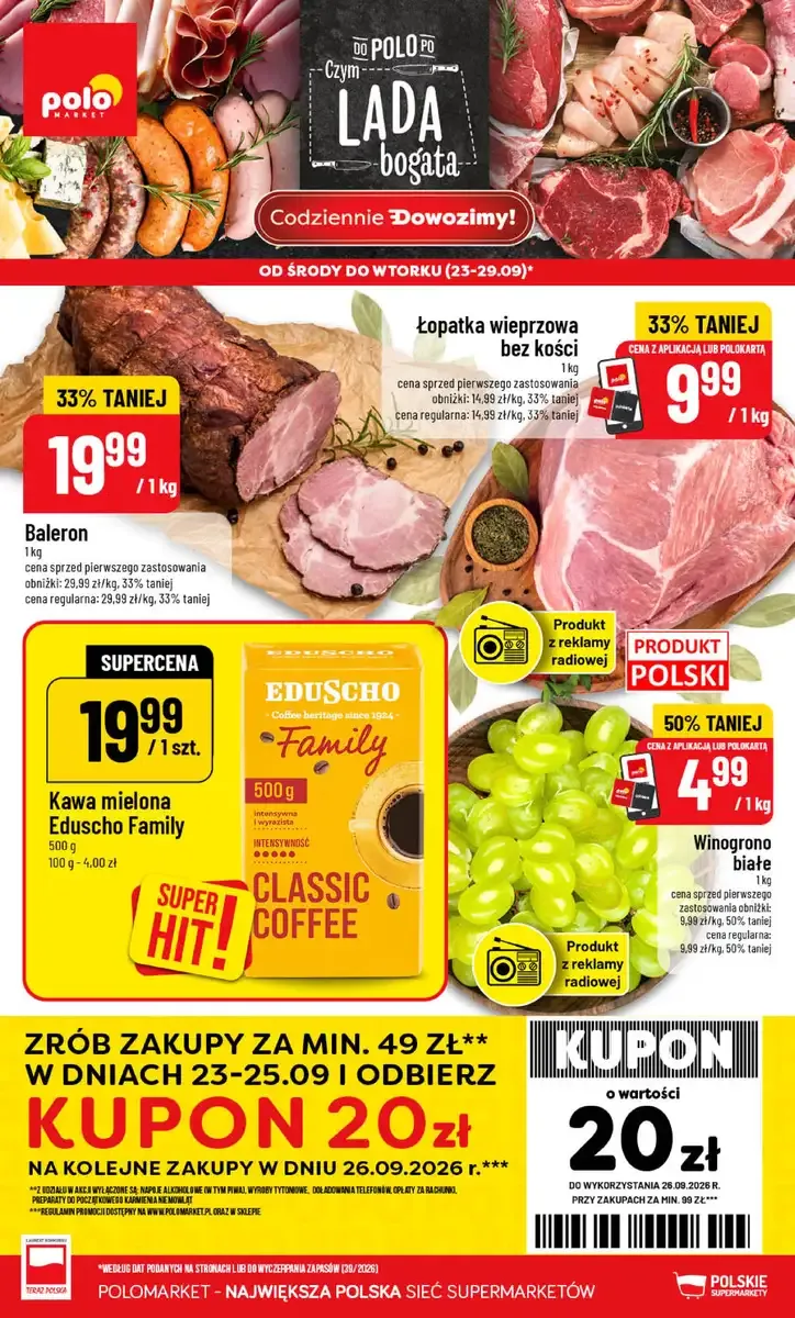 POLOmarket gazetka promocyjna od 23.09.2026