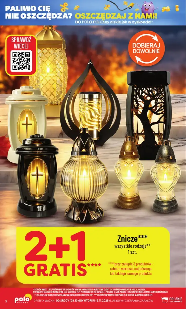 POLOmarket gazetka od 28.10.2026 – Mięso, nabiał, znicze - strona 2