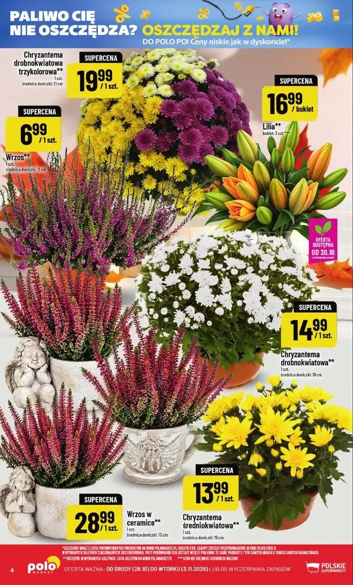 POLOmarket gazetka od 28.10.2026 – Mięso, nabiał, znicze - strona 4