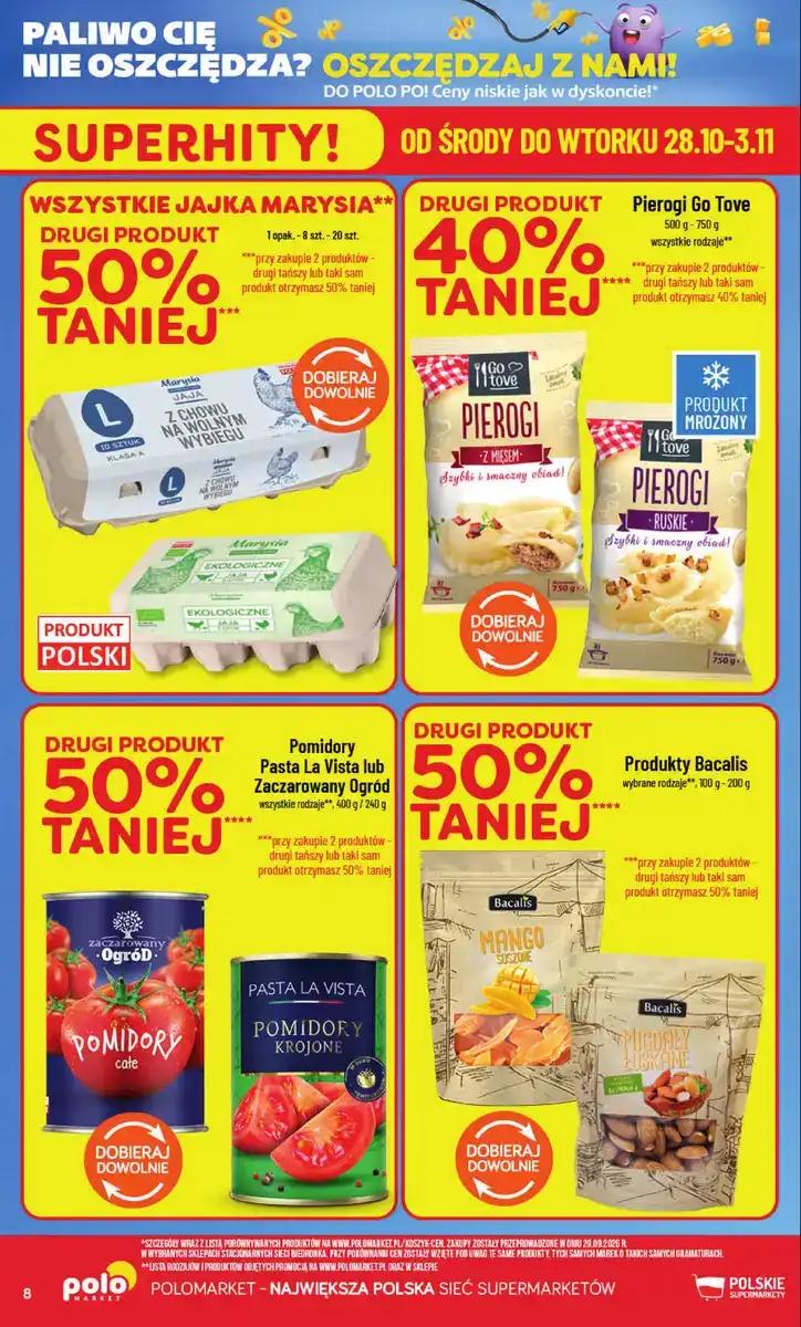 POLOmarket gazetka od 28.10.2026 – Mięso, nabiał, znicze - strona 8